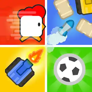 A 2 3 4 Player Mini Games logo
