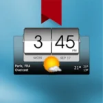3D Flip Clock & Weather - Pro logo