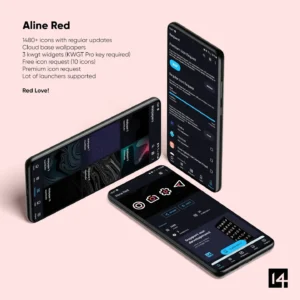 Aline-Red-Icon-Pack 4