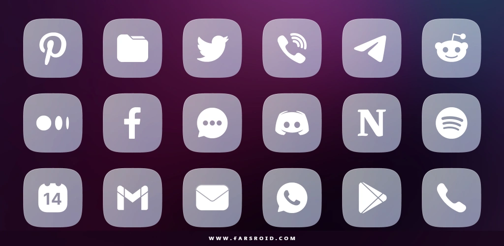 Ares Arctic: Glass iOS26 Icons 