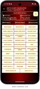 Astrology-Panchanga-Calendar 3
