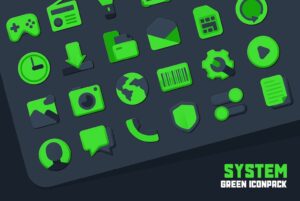 Atom-Green-Icon-Pack 1