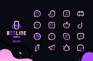BeeLine-Purple-Iconpack 2