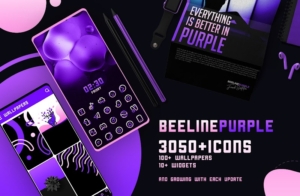 BeeLine-Purple-Iconpack 5
