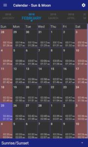 Calendar-Sun-Moon 2