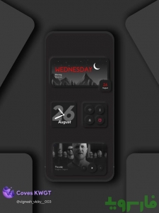 Coves-KWGT-Neumorphism-inspired-widgets 1