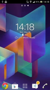 Digital-Clock-and-Weather-Widget 1