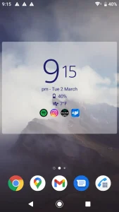 Digital-Clock-and-Weather-Widget 2