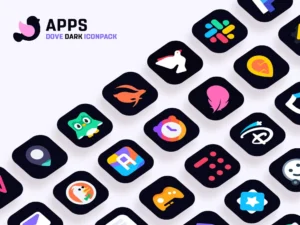 Dove-Dark-Icon-Pack 5