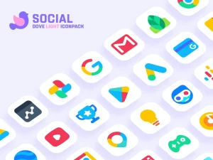 Dove-Light-Icon-Pack 2