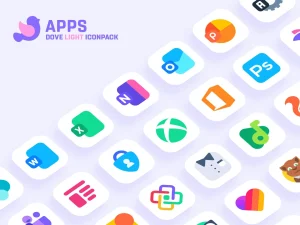 Dove-Light-Icon-Pack 4