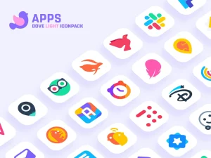 Dove-Light-Icon-Pack 5