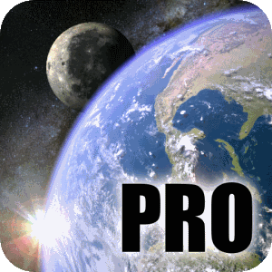 دانلود Earth & Moon in HD Gyro 3D PRO Parallax Wallpaper 2.9 – تصویر زمینه زنده سه بعدی کره زمین مخصوص اندروید