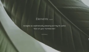 Elements-KWGT 7