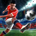 Final kick: Online football logo