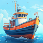 Fish idle: hooked tycoon logo
