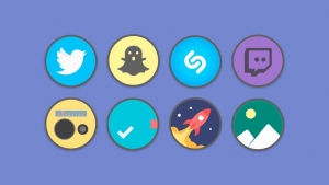 Flat-Circle-Icon-Pack 6