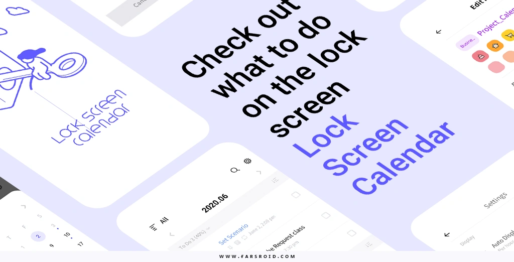 LockScreen Schedule - Calendar