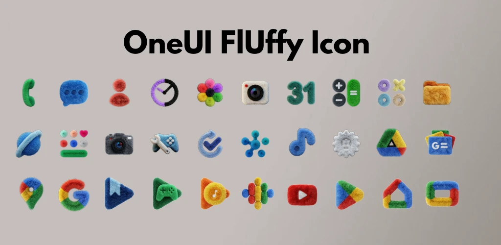 OneUI Fluffy Icons 