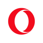 Opera browser with AI logo