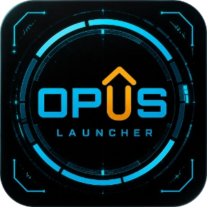 Opus Launcher Sci-Fi Themes logo