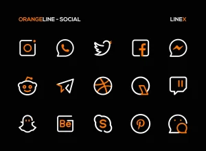 OrangeLine-IconPack-LineX 4