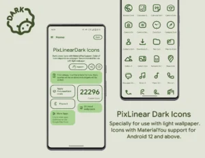 PixLinear-Dark-Icon-Pack 1
