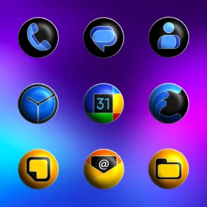 Pixly-Fluo-3D-Icon-Pack 2