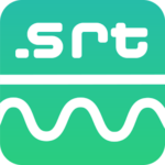SRT Speaker subtitles to audio logo