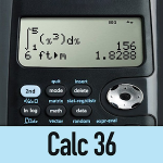 Scientific calculator 36 plus logo