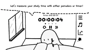 Study-Time-With-Rain-Pomodoro 3