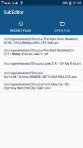 SubE-Subtitle-Editor 1