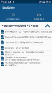 SubE-Subtitle-Editor 2