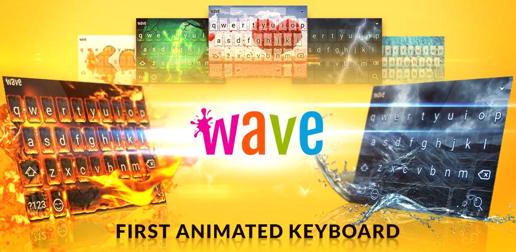 Wave Animated Keyboard Emoji Wave Animated Keyboard Emoji