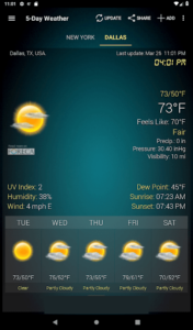 Weather-Clock-Widget-Ad-Free 17