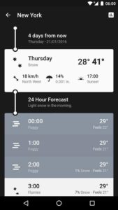 Weather-Timeline 1
