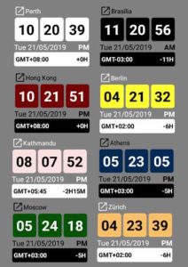 World-Clock-Widget-Plus 7