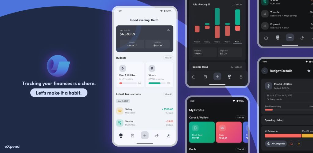 eXpend: Make Budgeting a Habit eXpend: Make Budgeting a Habit